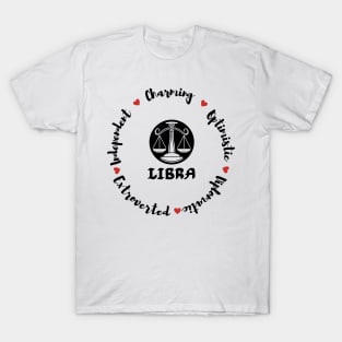 Libra ♎⚖️ Zodiac Sign Astrology Sign Horoscope T-Shirt